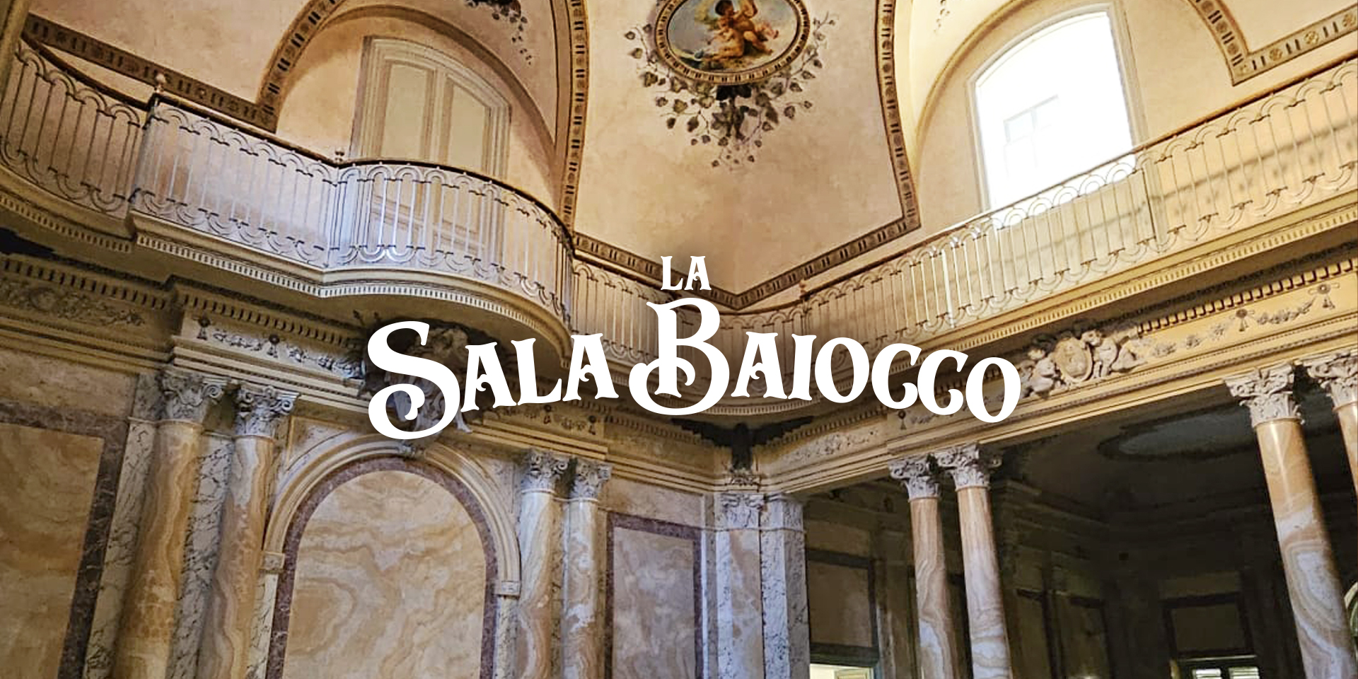 Interno storico della Sala Baiocco a L'Aquila